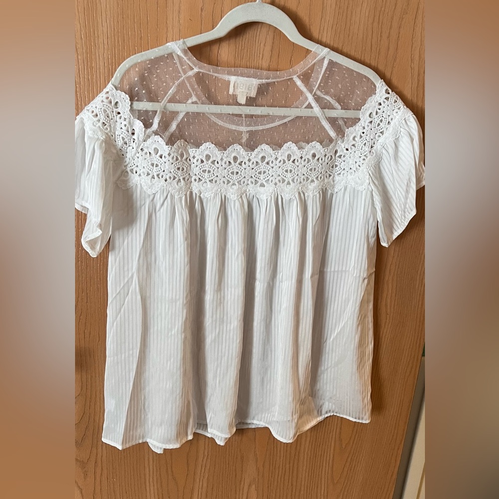 COPY - NWT white blouse by bibi